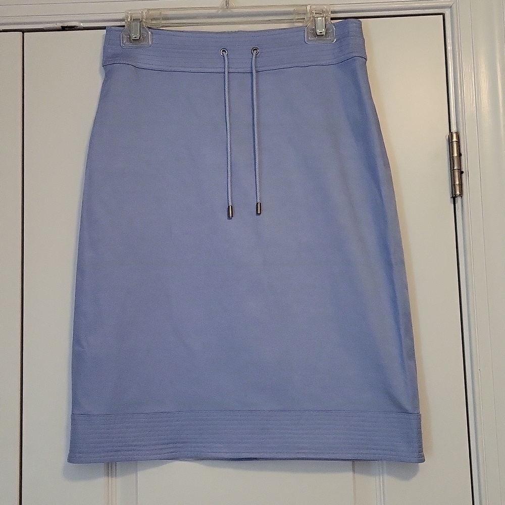 Etcetera beautiful blue A-line skirt